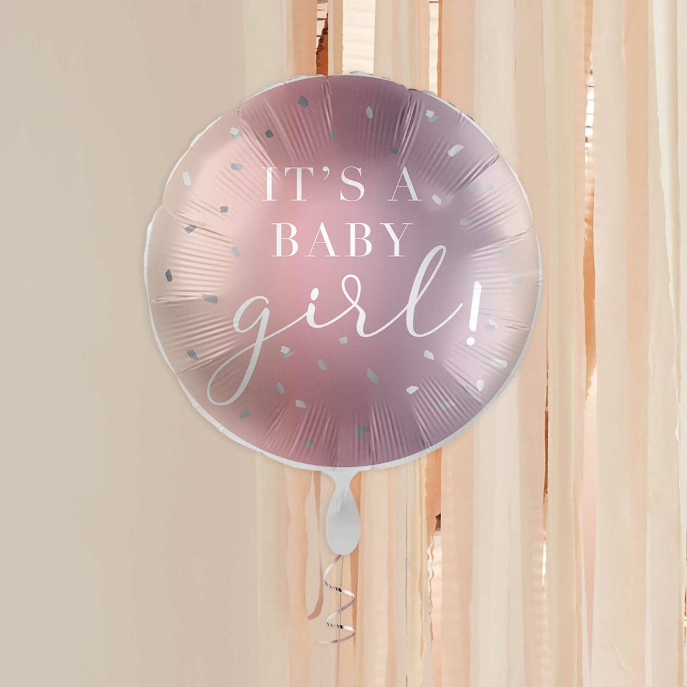 Baby Shower Balloons |   It’s A Baby Girl Balloon Baby Shower Balloons Baby Shower Balloons