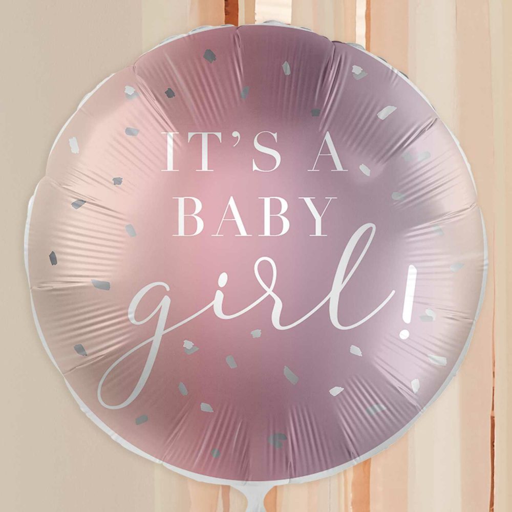 Baby Shower Balloons |   It’s A Baby Girl Balloon Baby Shower Balloons Baby Shower Balloons