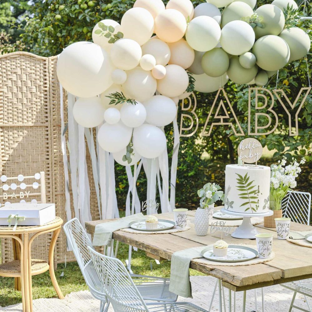 Baby Shower Decorations |   Wooden Baby Hanging Decoration Baby Shower Baby Shower Decorations