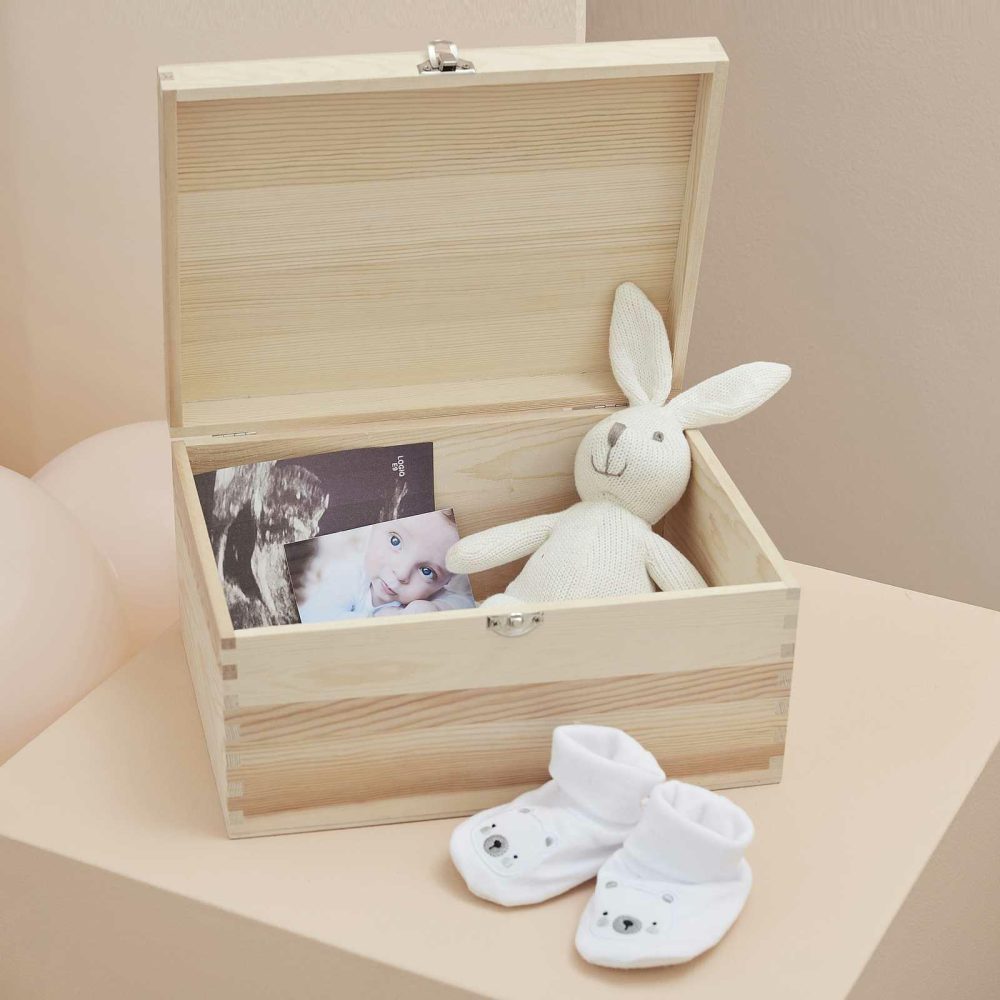 Baby Shower Gifts |   Wooden Baby Memory Keepsake Box Baby Shower Baby Shower Gifts