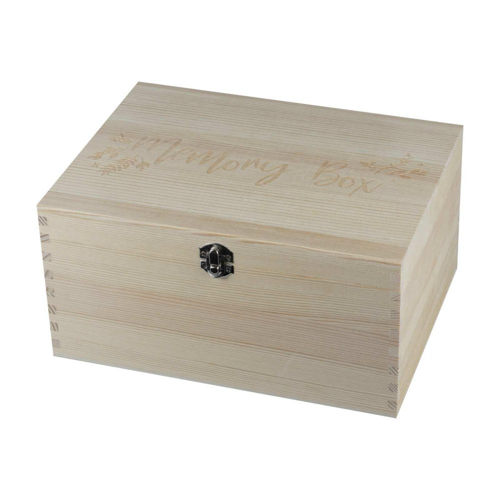 Baby Shower Gifts |   Wooden Baby Memory Keepsake Box Baby Shower Baby Shower Gifts