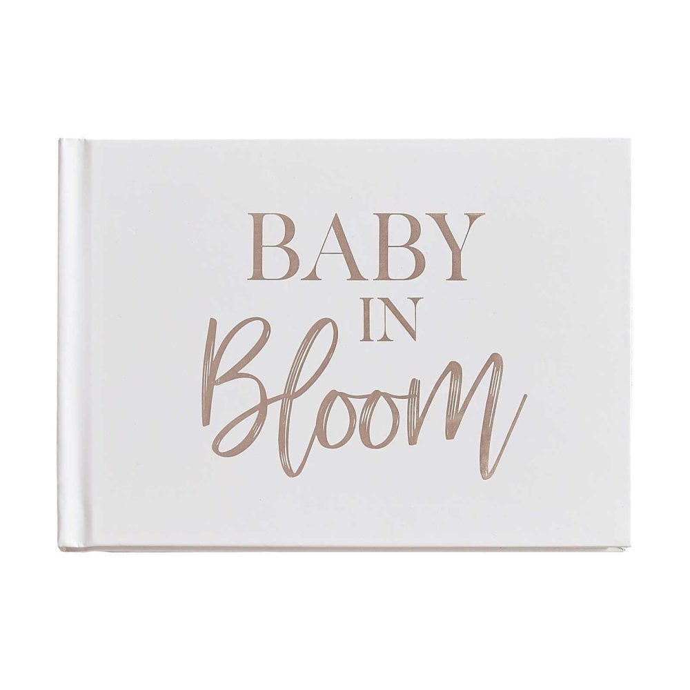 Baby Shower Guest Book |   Rose Gold And Blush Baby Shower Guest Book Baby Shower Baby Shower Guest Book