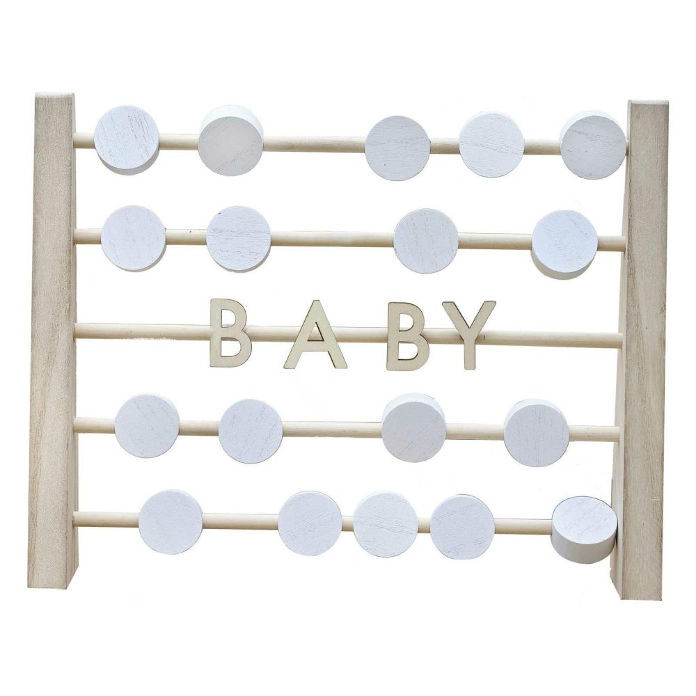 Baby Shower Guest Book |   Wooden Abacus Baby Shower Guest Book Baby Shower Baby Shower Guest Book