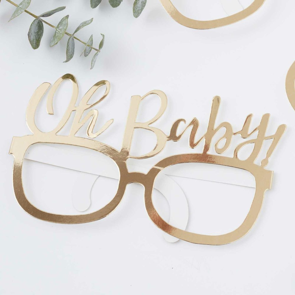 Baby Shower Photobooth |   Oh Baby Fun Glasses Baby Shower Props Baby Shower Baby Shower Photobooth