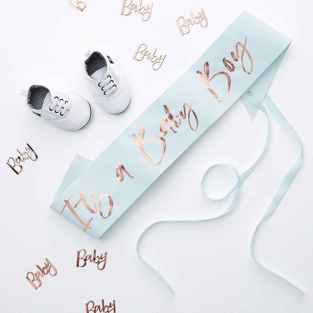 Baby Shower Sashes |   It’s A Baby Boy Baby Shower Sash Baby Shower Baby Shower Sashes