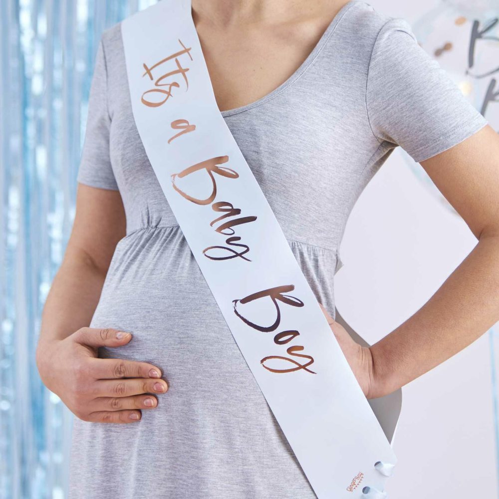 Baby Shower Sashes |   It’s A Baby Boy Baby Shower Sash Baby Shower Baby Shower Sashes