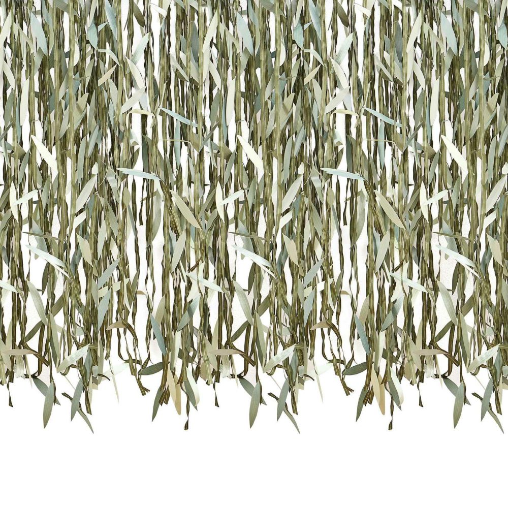 Backdrops |   Botanical Leaf Ribbon Backdrop Backdrops Backdrops