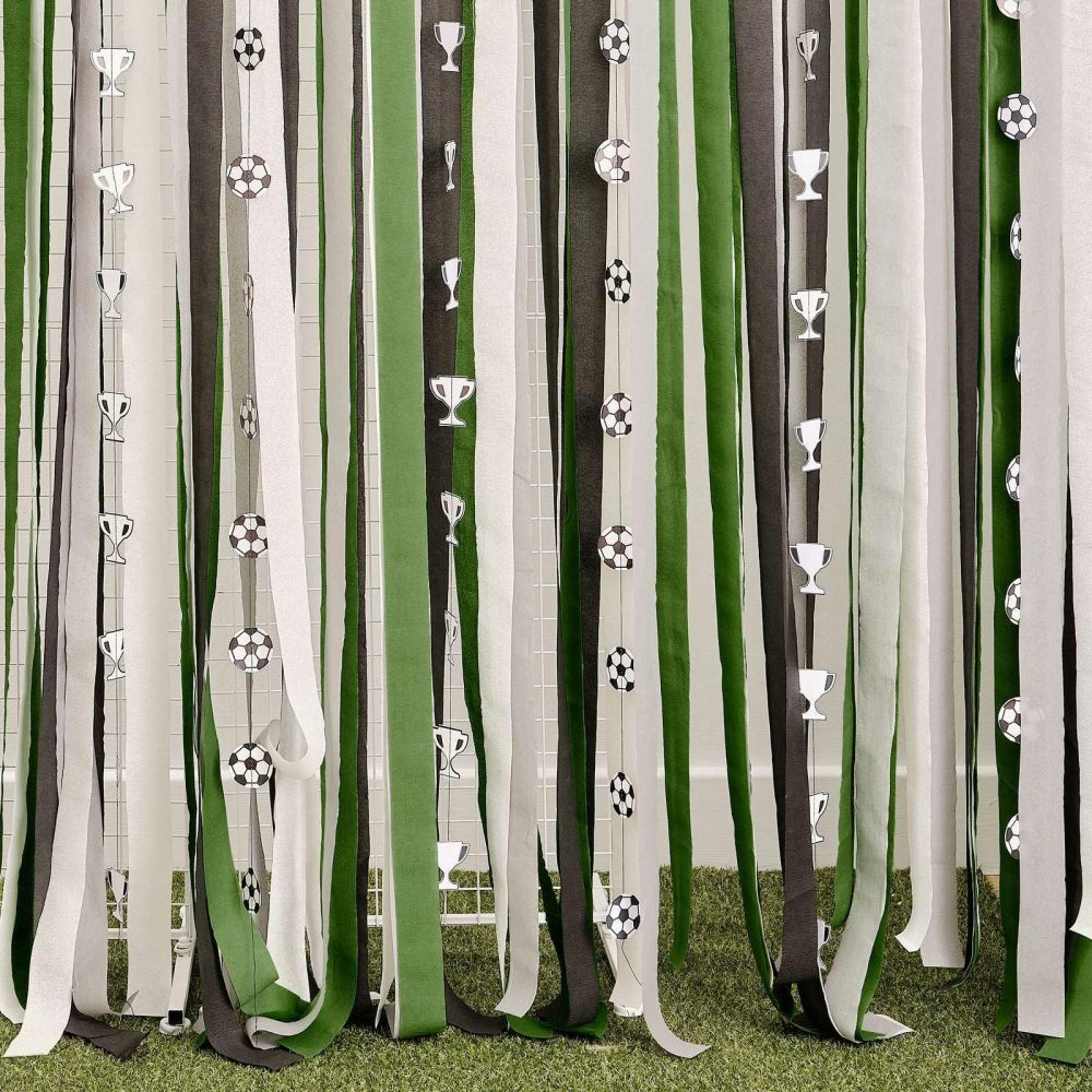 Backdrops |   Paper Streamer Football Party Backdrop Backdrops Backdrops