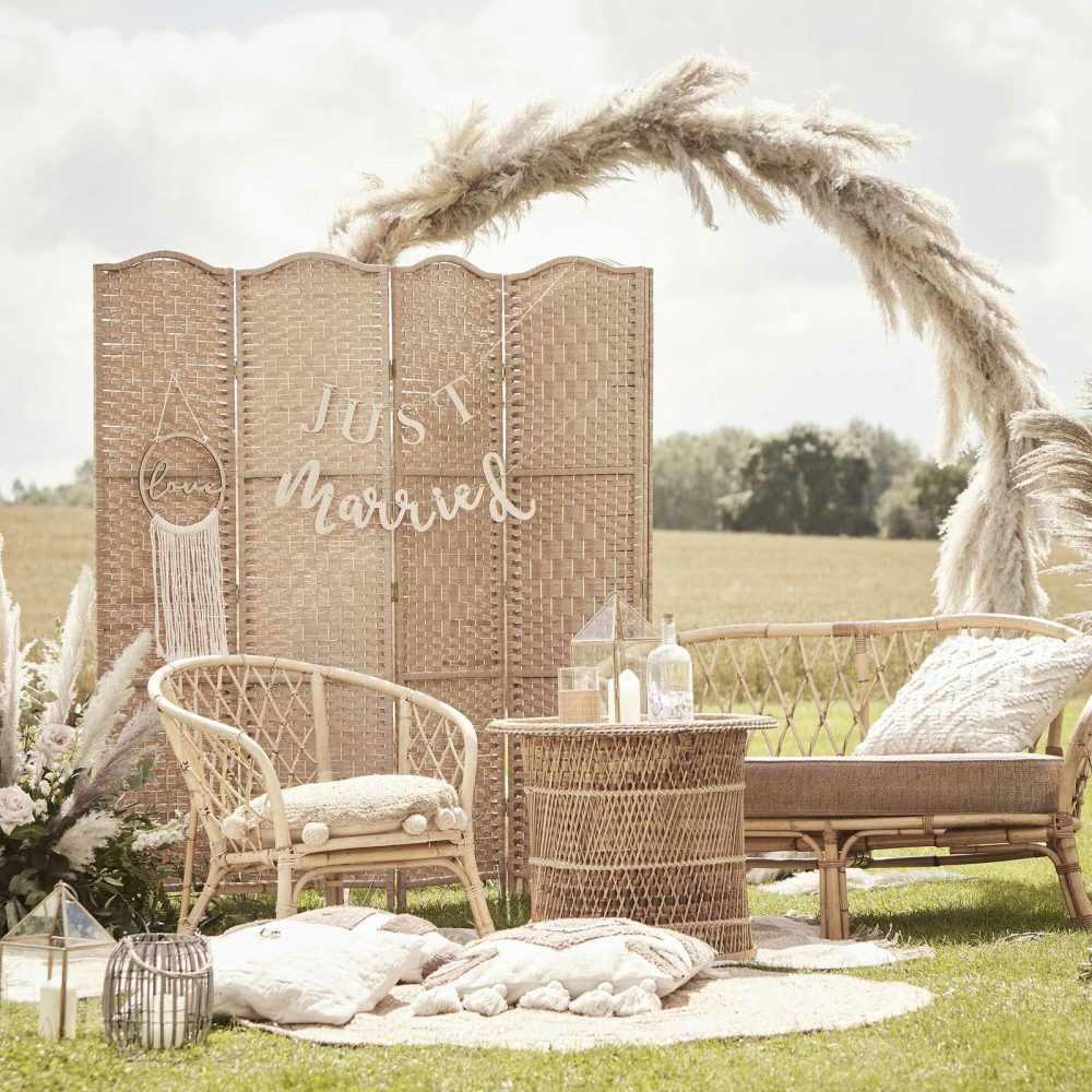 Backdrops |   Taupe Draping Fabric Wedding Backdrop Backdrops Backdrops