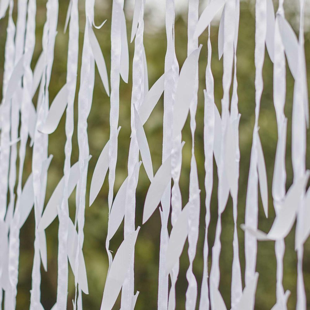 Backdrops |   White Leaf Wedding Backdrop Backdrops Backdrops