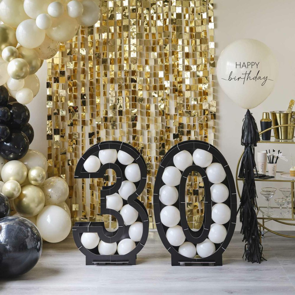 Balloon Arches |   Black, Nude And Champagne Gold Balloon Arch Balloon Arches Balloon Arches