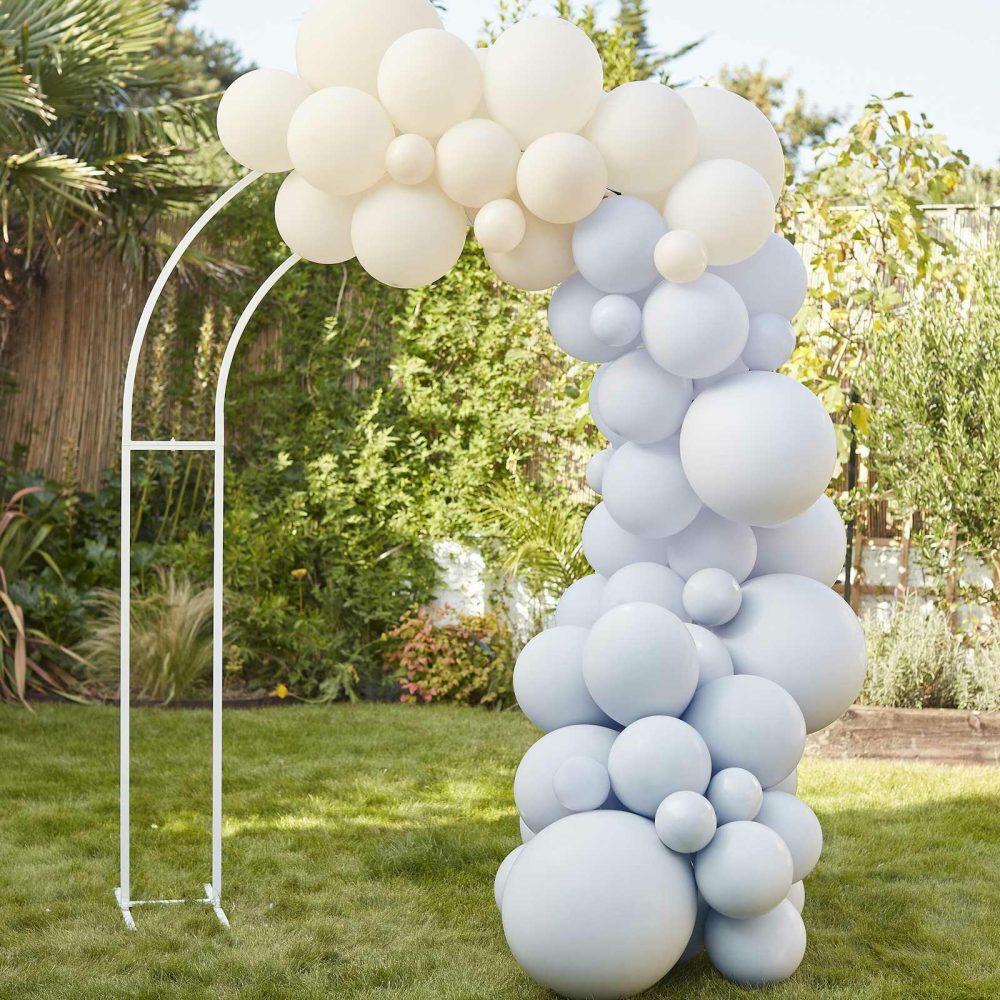 Balloon Arches |   Blue And Nude Balloon Arch Kit Balloon Arches Balloon Arches