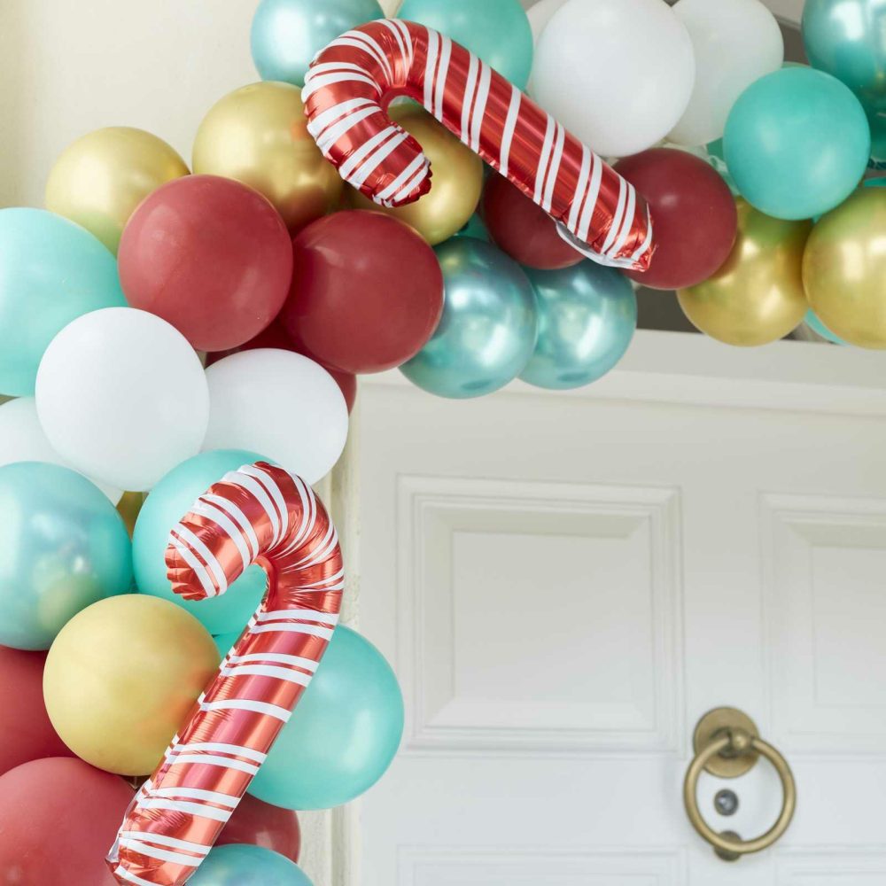 Balloon Arches |   Candy Cane Balloon Arch Kit Balloon Arches Balloon Arches