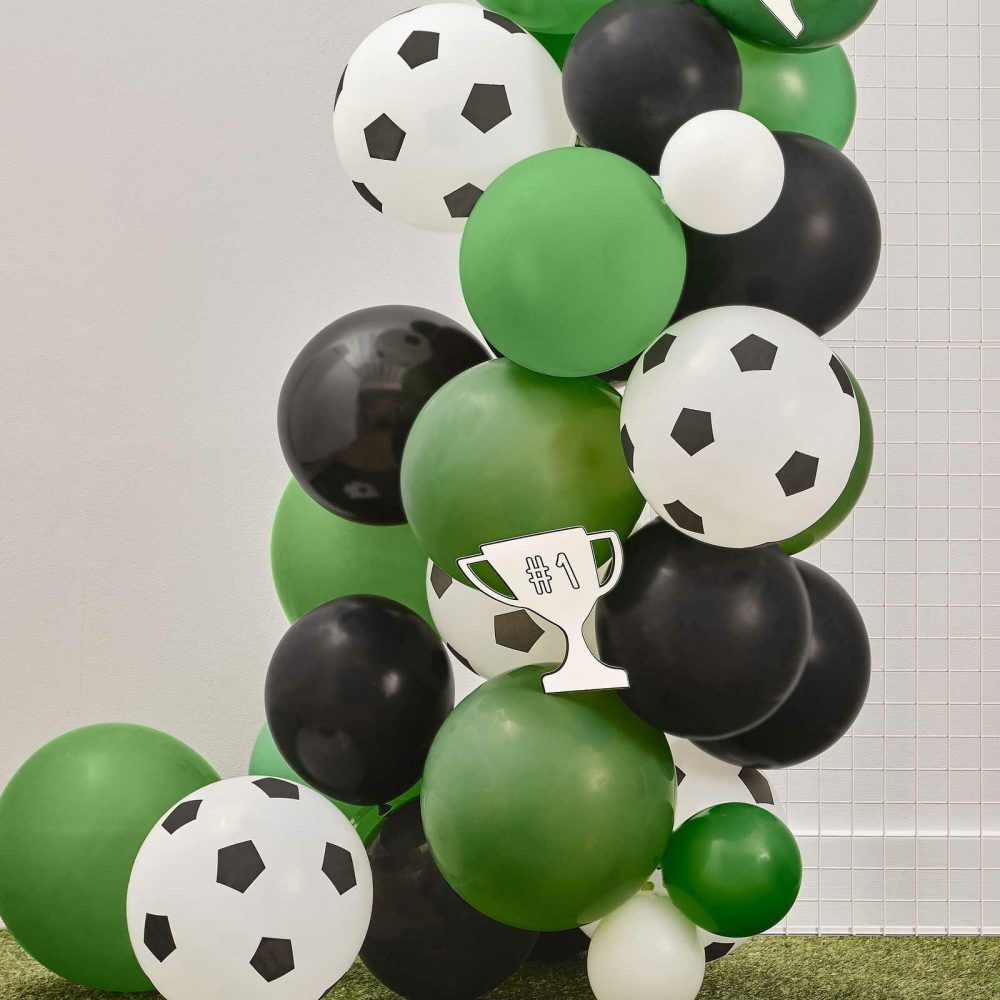 Balloon Arches |   Football Balloon Arch With Card Trophy Decorations Balloon Arches Balloon Arches