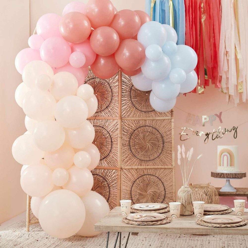 Balloon Arches |   Muted Pastel Balloon Arch Kit Balloon Arches Balloon Arches