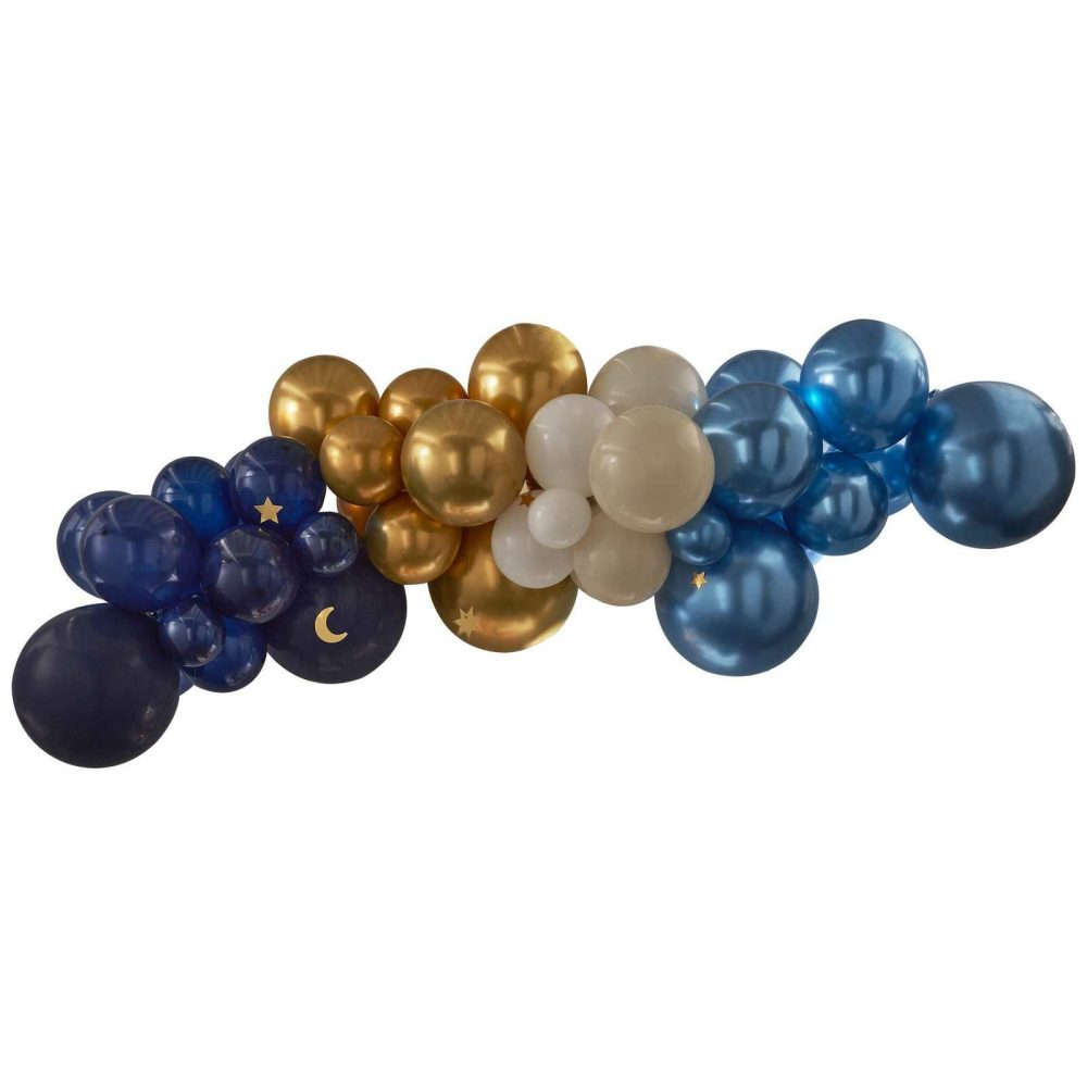 Balloon Arches |   Navy, Gold & Cream Balloon Arch Kit Balloon Arches Balloon Arches