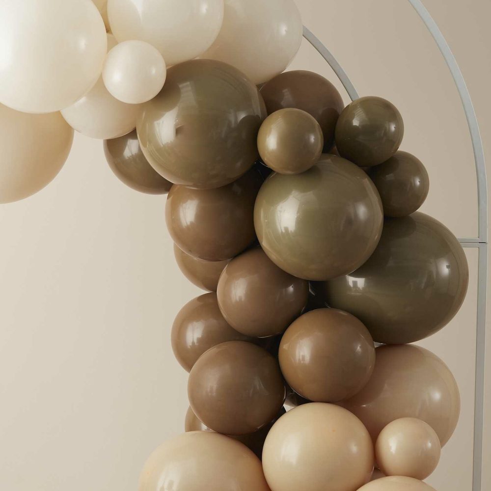 Balloon Arches |   Nude And Brown Balloon Arch Kit Balloon Arches Balloon Arches