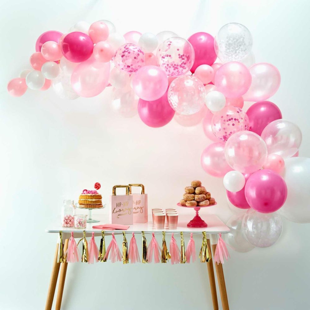 Balloon Arches |   Pink Balloon Arch Kit Balloon Arches Balloon Arches