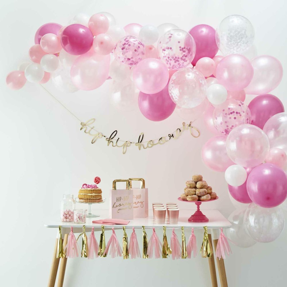 Balloon Arches |   Pink Balloon Arch Kit Balloon Arches Balloon Arches