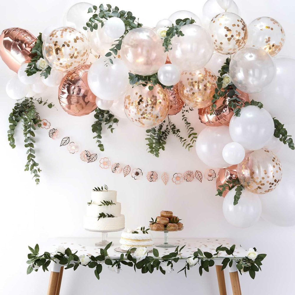 Balloon Arches |   Rose Gold Balloon Arch Kit Balloon Arches Balloon Arches