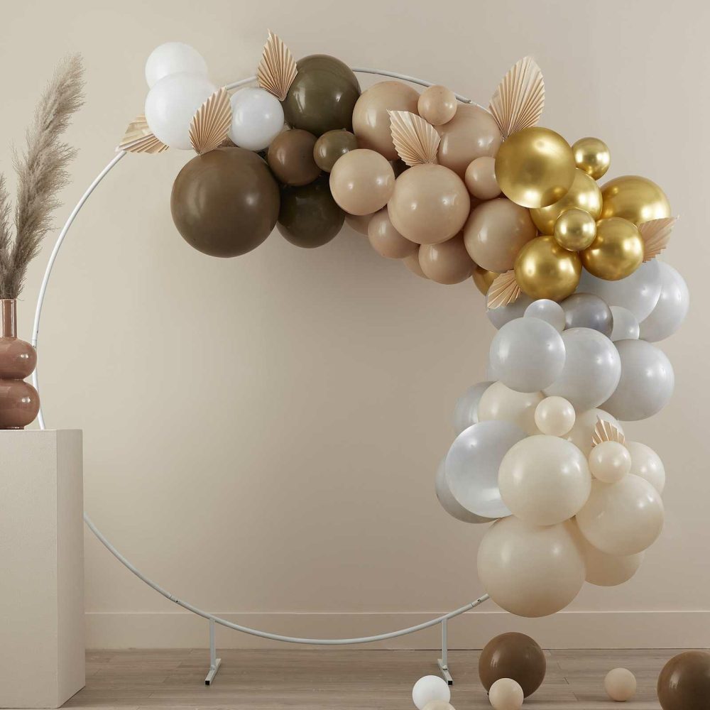 Balloon Arches |   Taupe, Brown & Nude Balloon Arch Kit Balloon Arches Balloon Arches