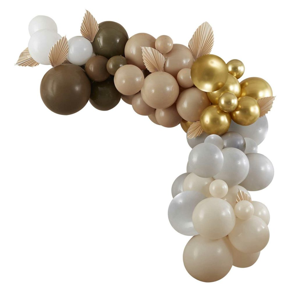 Balloon Arches |   Taupe, Brown & Nude Balloon Arch Kit Balloon Arches Balloon Arches