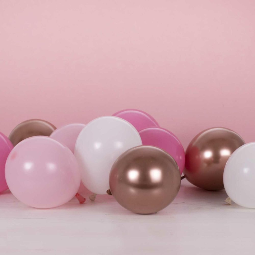 Balloon Packs |   Blush And Rose Gold Balloon Mosaic Balloon Pack Balloon Packs Balloon Packs