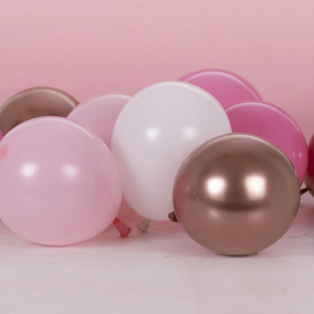 Balloon Packs |   Blush And Rose Gold Balloon Mosaic Balloon Pack Balloon Packs Balloon Packs