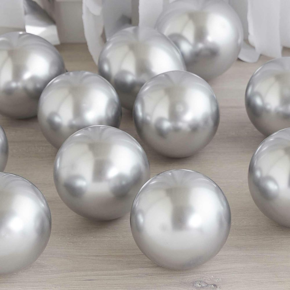 Balloon Packs |   Silver Chrome Balloon Mosaic Balloon Pack Balloon Packs Balloon Packs