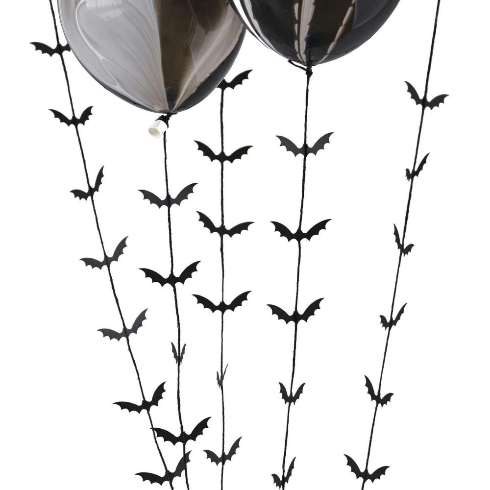 Balloon Tails |   Black Bat Halloween Balloon Tails Balloon Accessories Balloon Tails