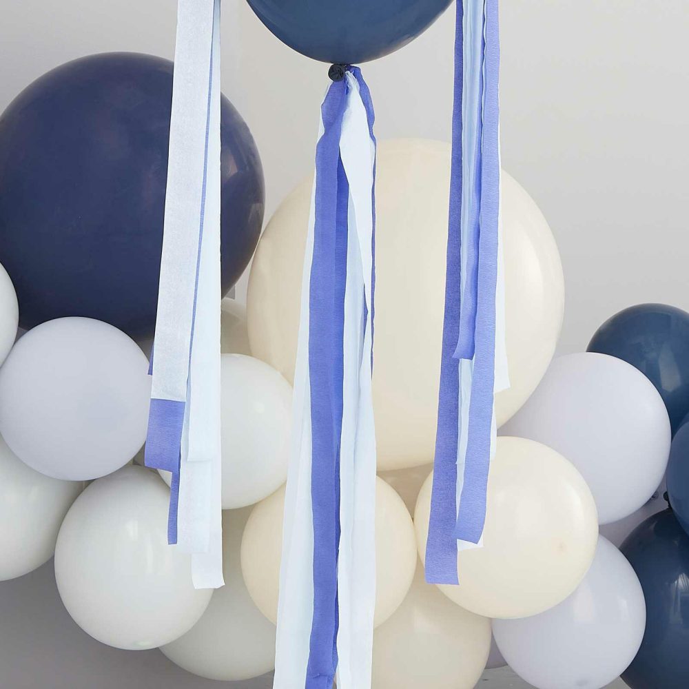 Balloon Tails |   Blue Streamer Balloon Tails Balloon Accessories Balloon Tails