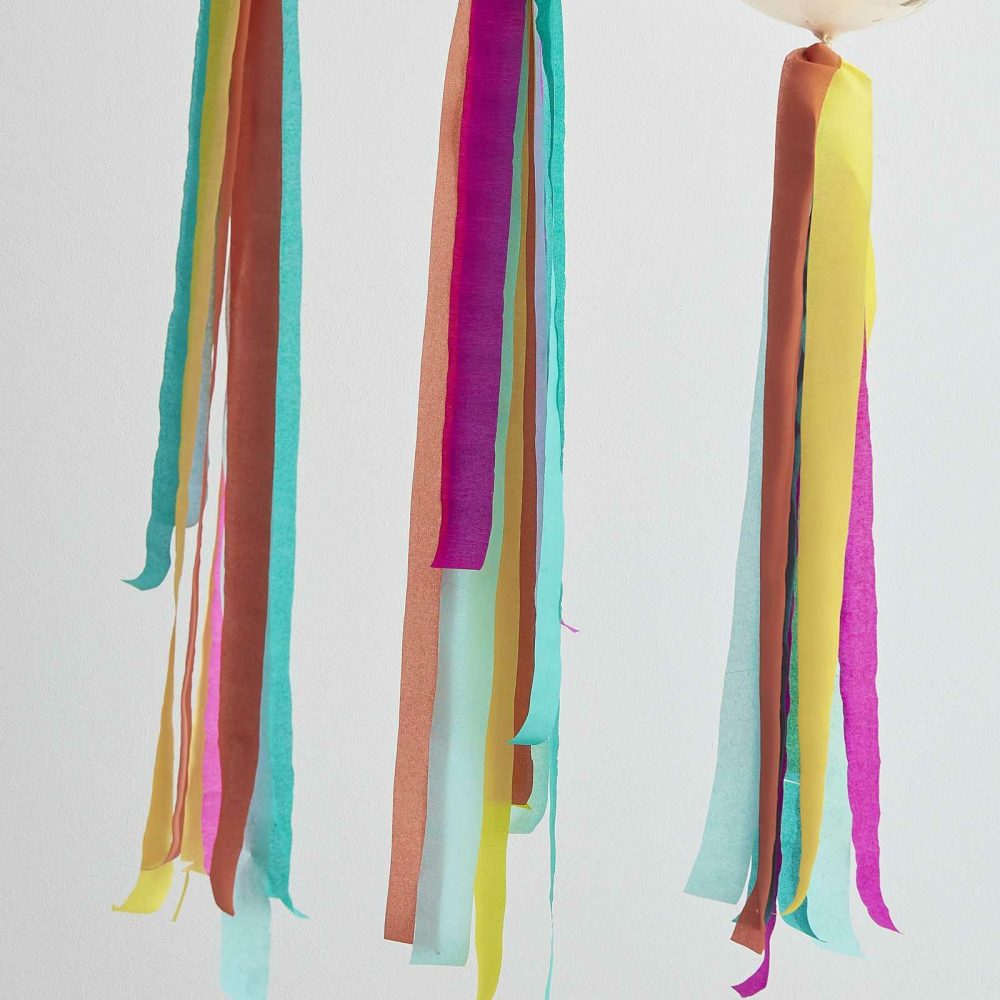 Balloon Tails |   Multicoloured Streamer Balloon Tails Balloon Accessories Balloon Tails