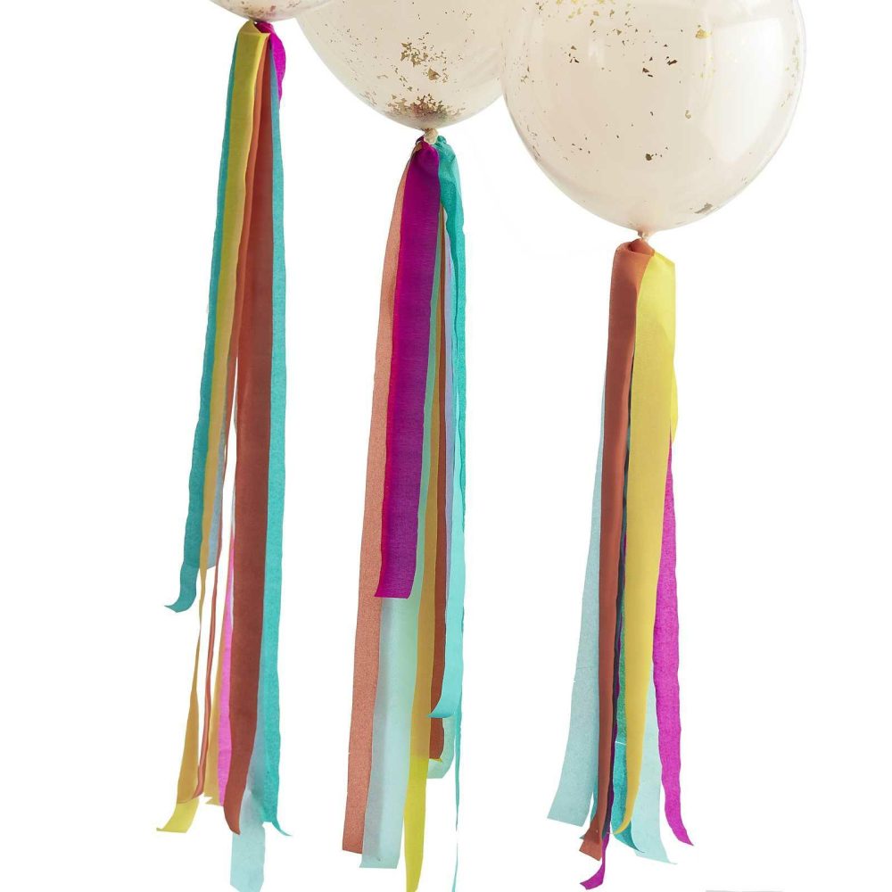 Balloon Tails |   Multicoloured Streamer Balloon Tails Balloon Accessories Balloon Tails