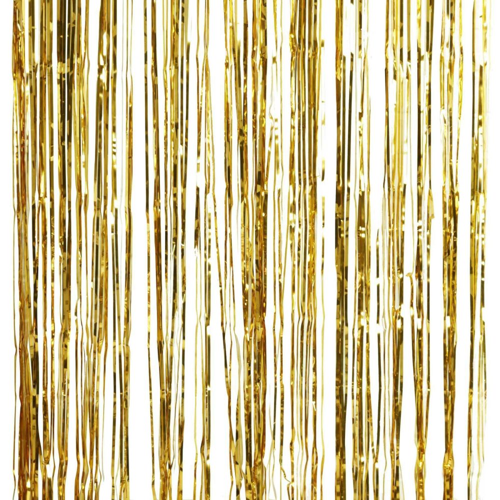 Birthday Backdrops |   Gold Foil Fringe Curtain Decoration Birthday Backdrops Birthday Backdrops