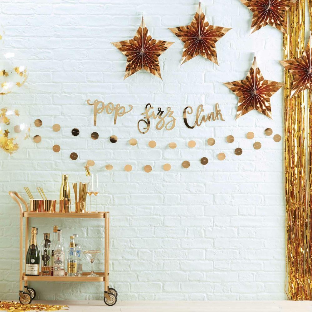 Birthday Backdrops |   Gold Foil Fringe Curtain Decoration Birthday Backdrops Birthday Backdrops