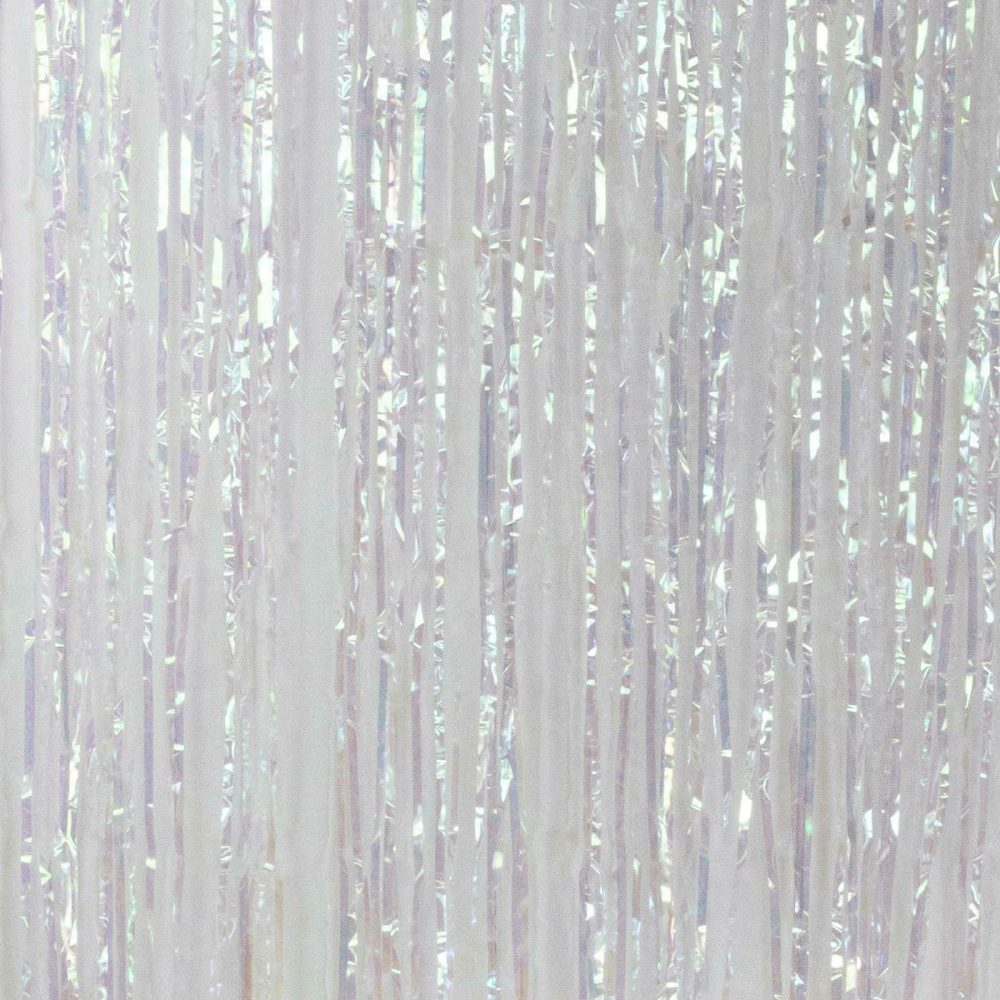 Birthday Backdrops |   Iridescent Foil Fringe Party Backdrop Birthday Backdrops Birthday Backdrops