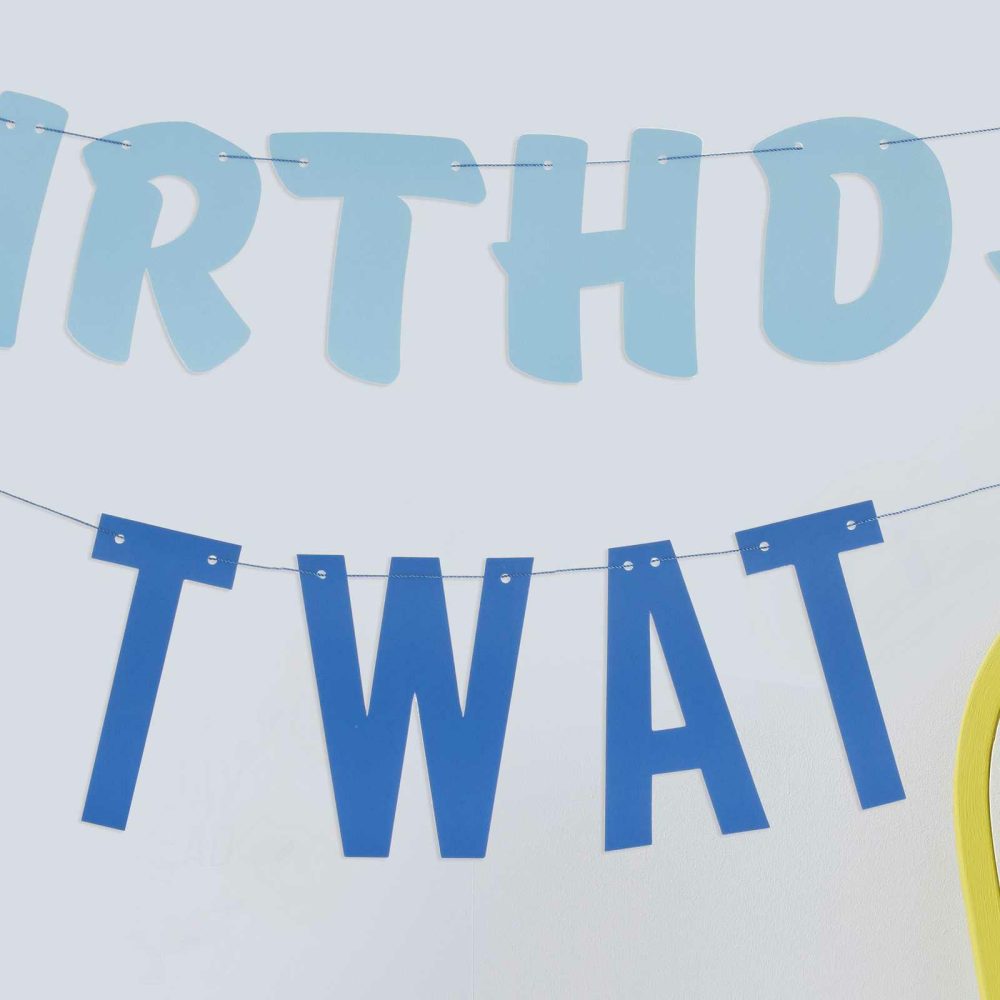 Birthday Banners |   Birthday Twat Birthday Bunting Banner Decoration Birthday Banners Birthday Banners