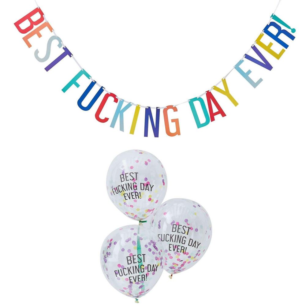 Bunting & Garlands |   Best Fucking Day Ever Party Kit Bunting & Garlands Bunting & Garlands