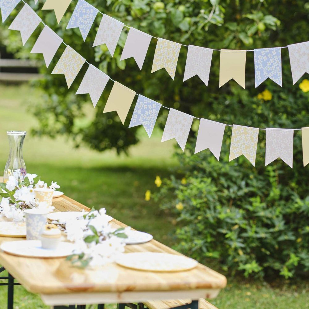 Bunting & Garlands |   Floral Flag Party Bunting Bunting & Garlands Bunting & Garlands