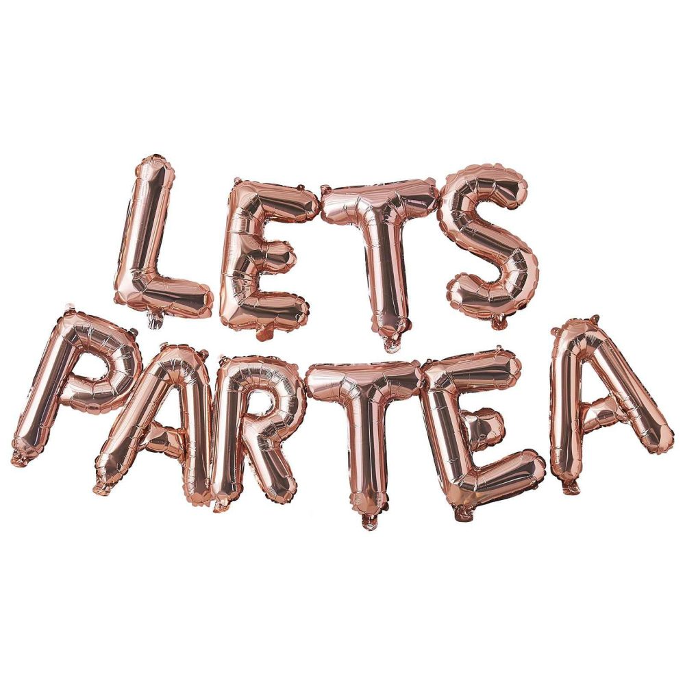 Bunting & Garlands |   Lets Partea Afternoon Tea Party Balloon Bunting Bunting & Garlands Bunting & Garlands