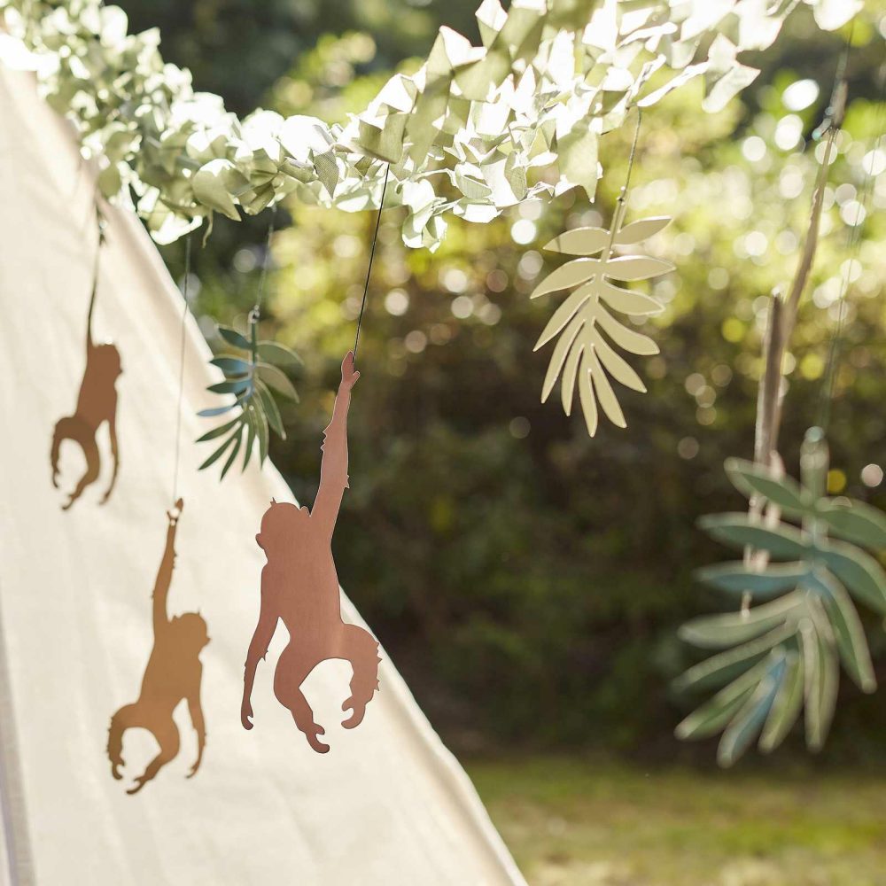 Bunting & Garlands |   Monkey & Leaf Jungle Bunting Backdrop Bunting & Garlands Bunting & Garlands