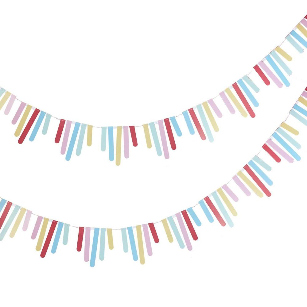 Bunting & Garlands |   Multicoloured Card Fringe Bunting Bunting & Garlands Bunting & Garlands