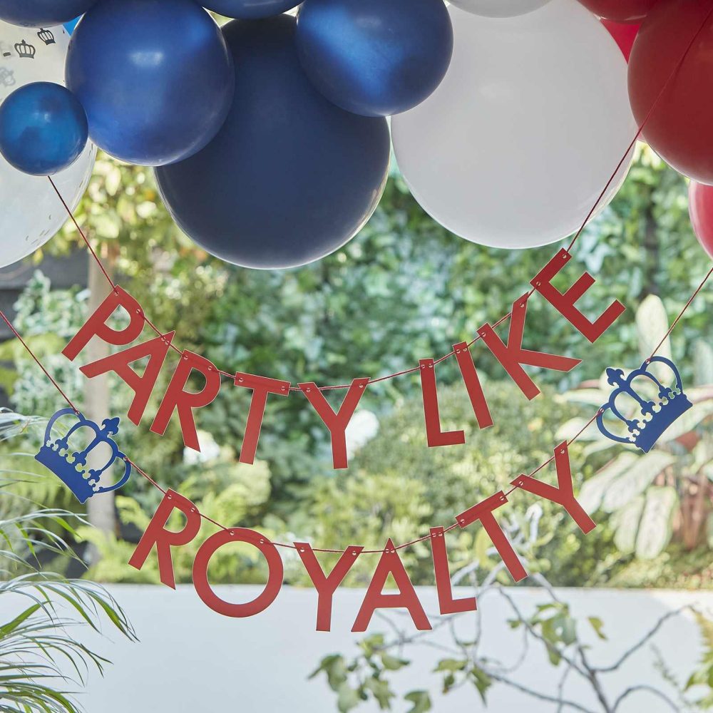 Bunting & Garlands |   Party Like Royalty Paper Bunting Bunting & Garlands Bunting & Garlands