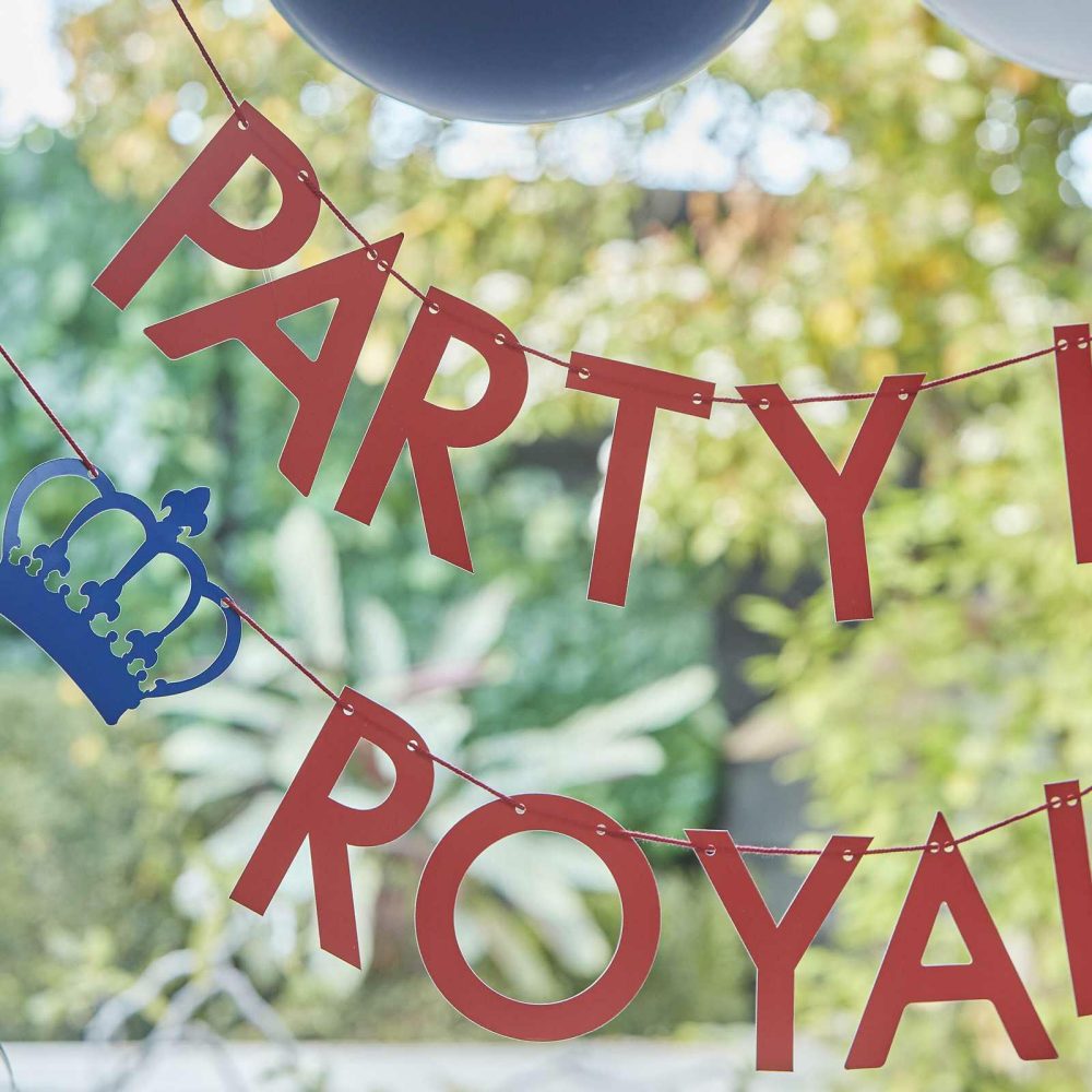 Bunting & Garlands |   Party Like Royalty Paper Bunting Bunting & Garlands Bunting & Garlands