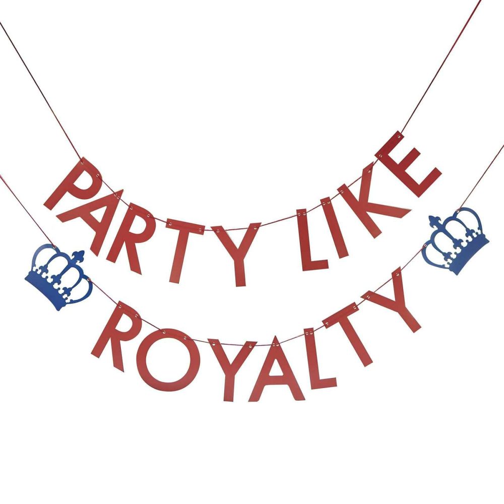 Bunting & Garlands |   Party Like Royalty Paper Bunting Bunting & Garlands Bunting & Garlands