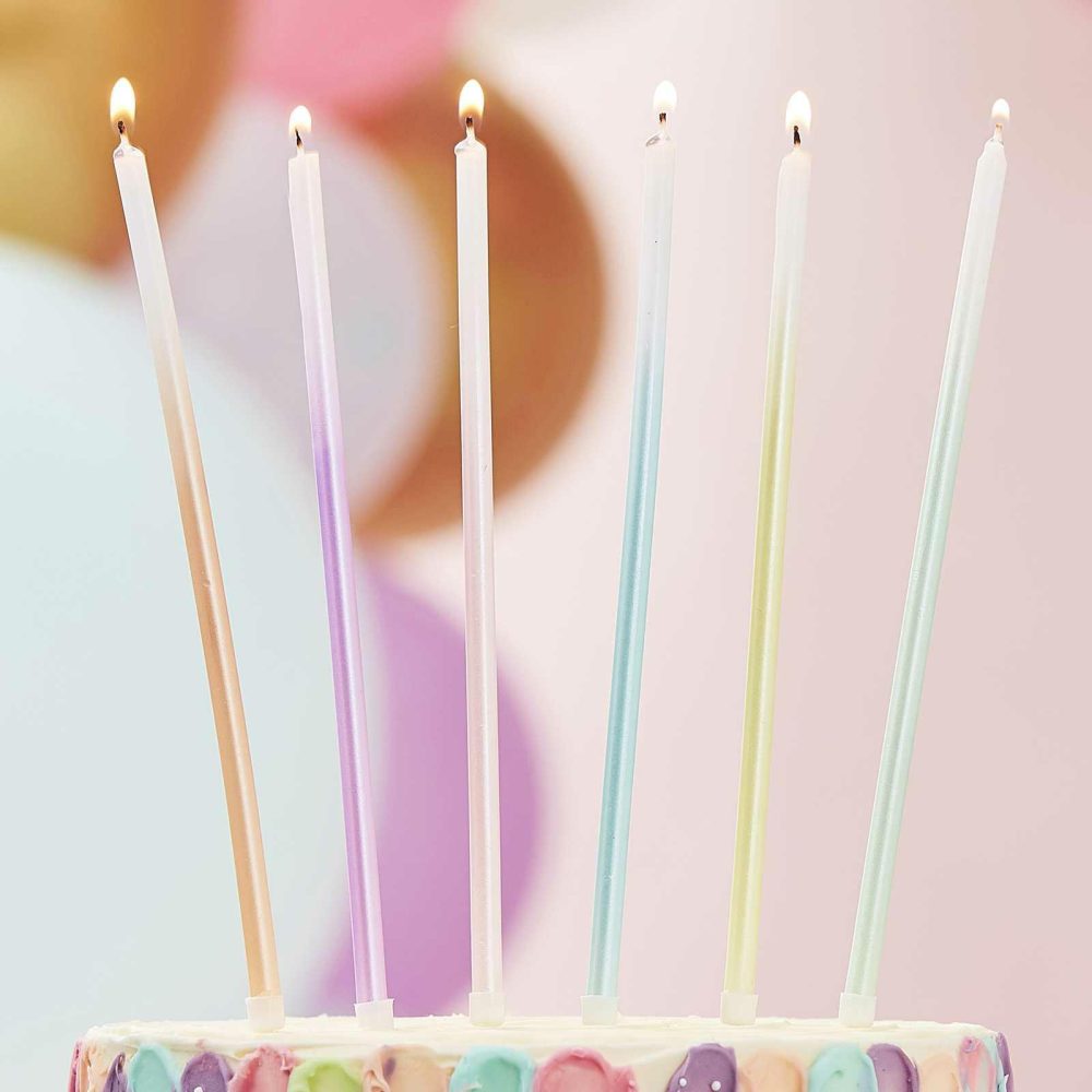 Cake Candles |   Tall Ombre Cake Candles Cake Candles Cake Candles