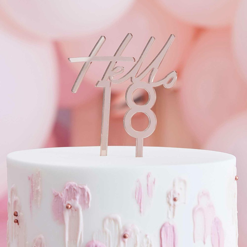 Cake Toppers |   18Th Birthday Cake Topper Cake Toppers Cake Toppers