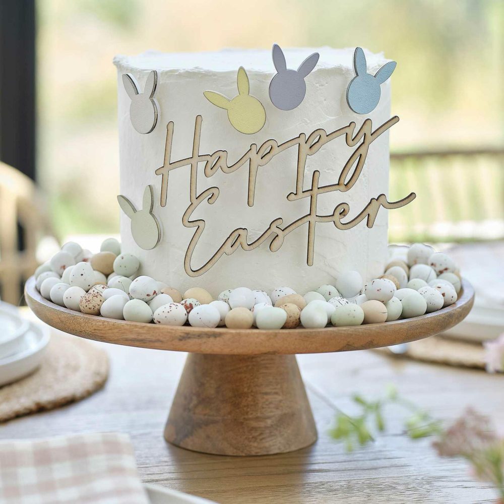 Cake Toppers |   Wooden Easter Cake Decorations Cake Toppers Cake Toppers