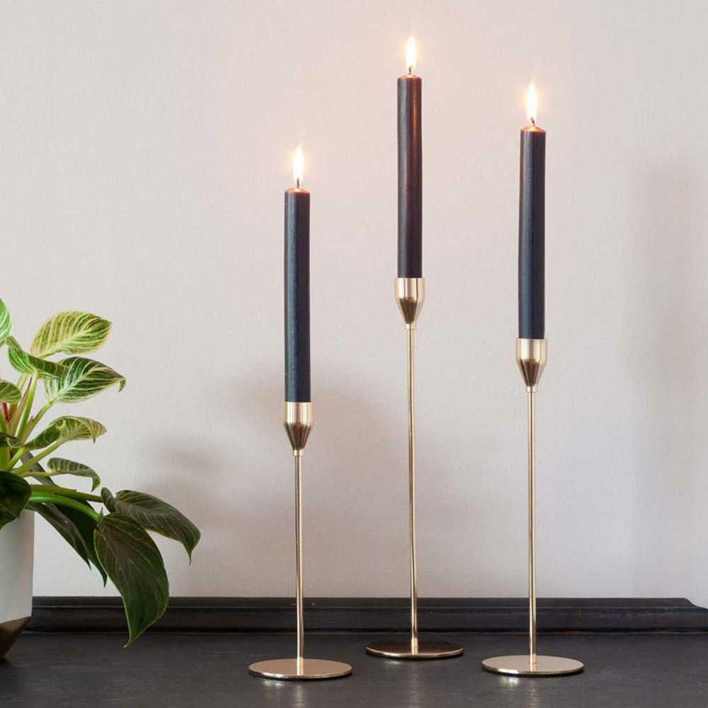 Candles And Candle Holders |   Black Straight Dinner Candles Candles And Candle Holders Candles And Candle Holders