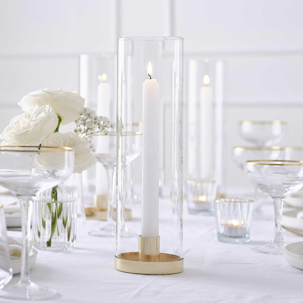 Candles And Candle Holders |   Glass Hurricane Candle Holder Candles And Candle Holders Candles And Candle Holders